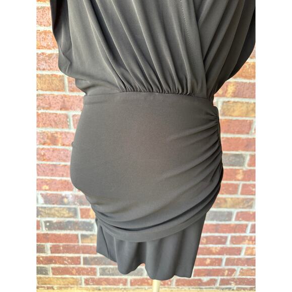 IRO Paris Zera Asymmetrical side cutout dress - little black dress -LBD - size S - Picture 7 of 13